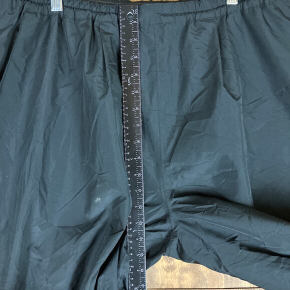Dryjoys by FootJoys Mens Pants Black Rain Windbreaker Lined Pull On XL - Picture 7 of 13